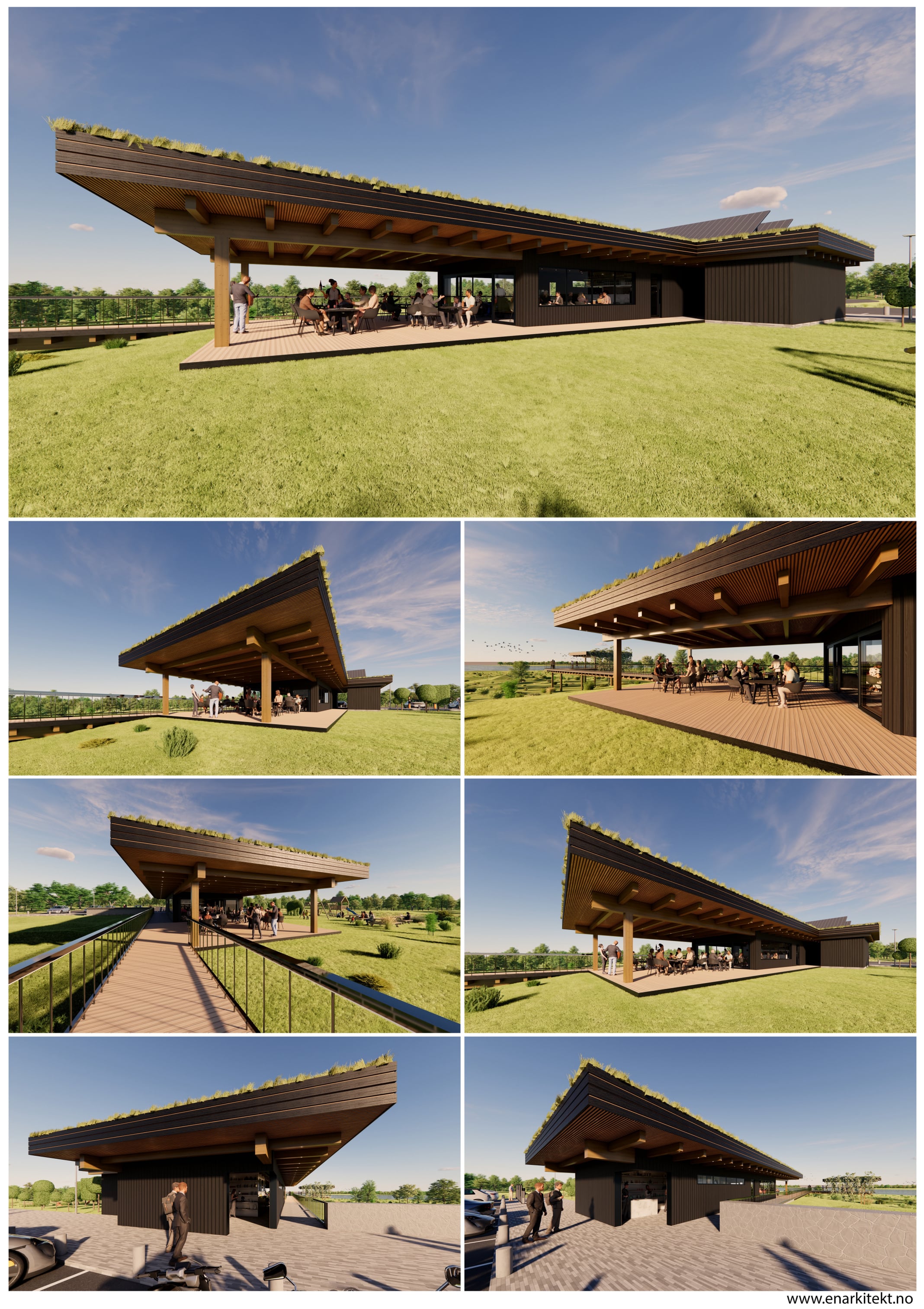 Veikro, kafé, restaurant, observasjonsdekk, Dag